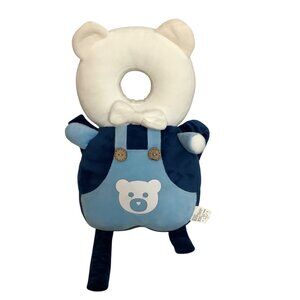 Baby Head Protector Backpack Pillow Bear Design Adjustable Straps Walker 12"